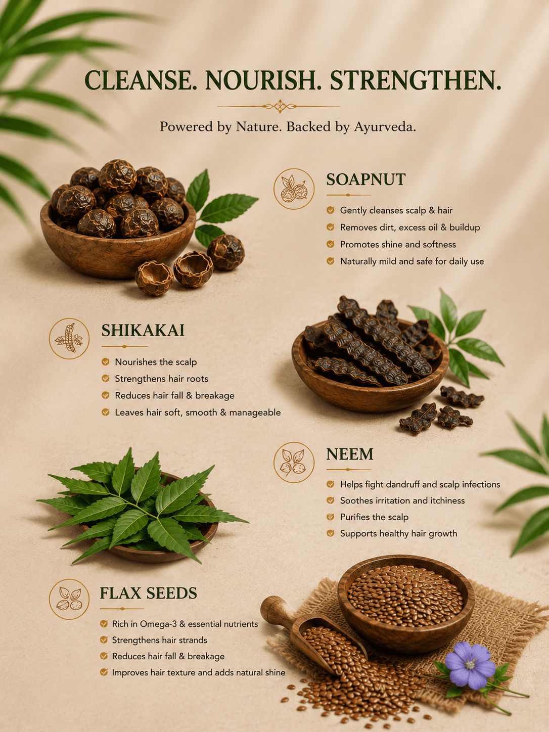 Natural Soapnut & Shikakai Shampoo